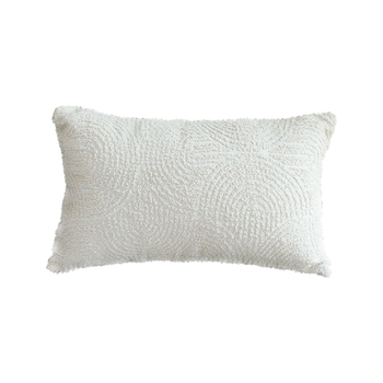 35cm Lumbar Pillow Embroidered Decorative Linen Cover Stitch Story Throw Pillow image