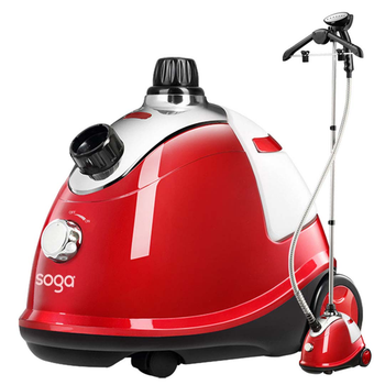 Garment Steamer Portable Cleaner Steam Iron Red image