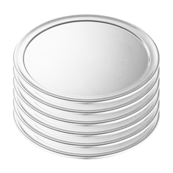 6X 13-inch Round Aluminum Steel Pizza Tray Home Oven Baking Plate Pan image