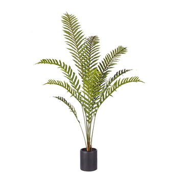 160cm Green Artificial Indoor Rogue Areca Palm Tree Fake Tropical Plant Home Office Decor image