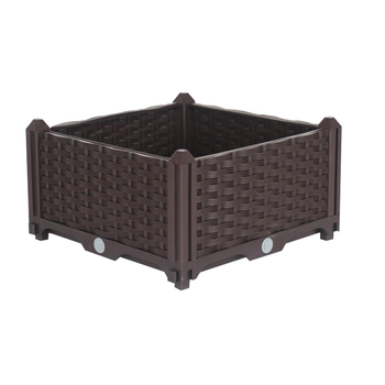40cm Raised Planter Box Vegetable Herb Flower Outdoor Plastic Plants Garden Bed image
