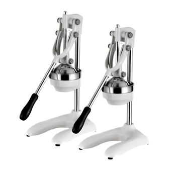 2X Stainless Steel Manual Juicer Hand Press Juice Extractor Squeezer Lemon Orange Citrus White image