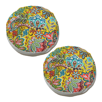 2X 45cm Soft Polyester-Cotton Pillow with Eco-Friendly EPP Particle Insert Home Decor image