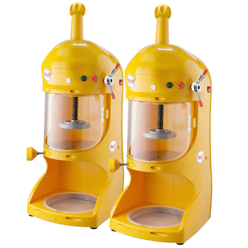 2X 300W Commercial Ice Shaver Crusher Machine Automatic Snow Cone Maker image