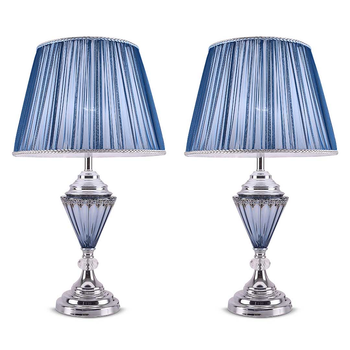 2X LED Elegant Table Lamp with Warm Shade Desk Lamp image