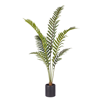 150cm Artificial Green Rogue Hares Foot Fern Tree Fake Tropical Indoor Plant Home Office Decor image