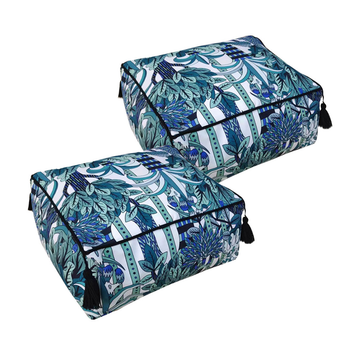2X 50cm Ultra-Comfort Polyester-Cotton Cushion with EPP Particle Support, Home Decor image