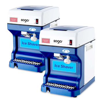 2X Ice Shaver Commercial Electric Stainless Steel Ice Crusher Slicer Machine 120KG/h image