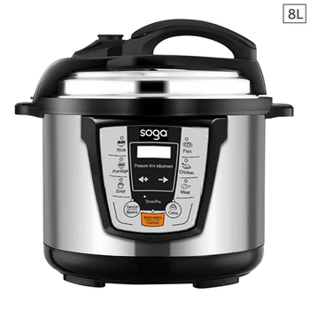 Electric Stainless Steel Pressure Cooker 8L 1600W Multicooker 16 image