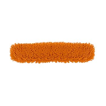 80x12 Orange Microfiber Flat Mop Floor Cleaning Pads Rotating Dust Remover image
