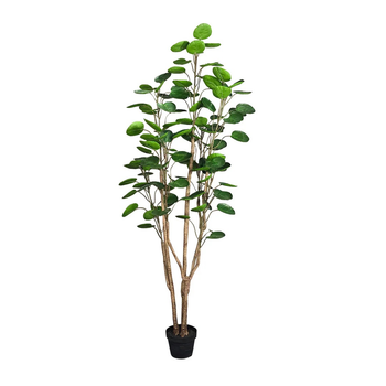 180cm Plastic Potted Polyscias Scutellaria Plant Home Garden Artificial Tree, Home Decor image