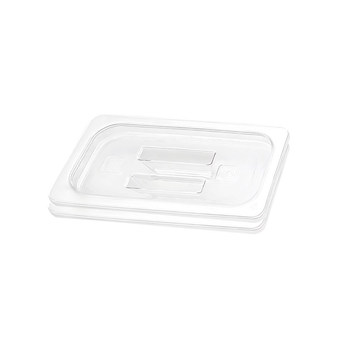 Clear Gastronorm 1/3 GN Lid Food Tray Top Cover Bundle of 2 image