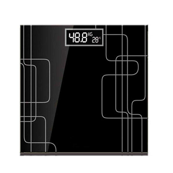 180kg Electronic Talking Scale Weight Fitness Glass Bathroom Scale LCD Display image