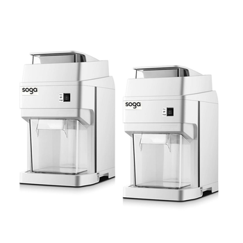 2X 300 Watts Electric Ice Shaver Crusher Slicer Snow Cone Maker Commercial Tabletop Machine 120kgs/h White image