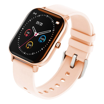 Waterproof Fitness Smart Wrist Watch Heart Rate Monitor Tracker P8 Gold image