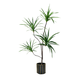 180cm Realistic Artificial Dracaena, Rubberised Silk Cloth + Iron Wire, Home Decor image