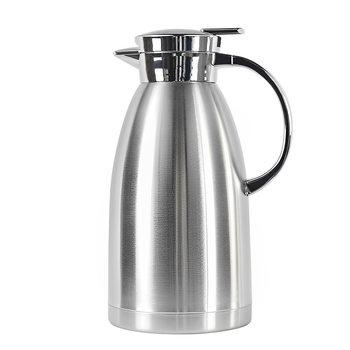 1.8L Stainless Steel Kettle Insulated Vacuum Flask Water Coffee Jug Thermal image