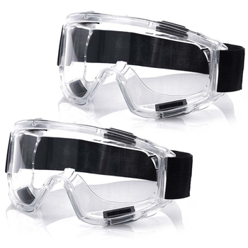 2X Clear Protective Eye Glasses Safety Windproof Lab Goggles Eyewear image