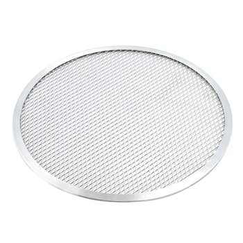 10-inch Round Seamless Aluminium Nonstick Commercial Grade Pizza Screen Baking Pan image