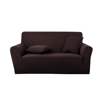 2-Seater Coffee Sofa Cover Couch Protector High Stretch Lounge Slipcover Home Decor image