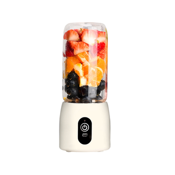 Portable Mini USB Rechargeable Handheld Juice Extractor Fruit Mixer Juicer White image