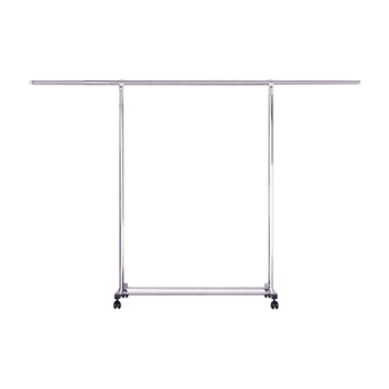 240cm Stainless Steel Floor-Standing Clothes Rack - Durable and Space-Saving Laundry Organizer image