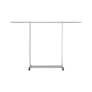 240cm Stainless Steel Floor-Standing Clothes Rack - Durable and Space-Saving Laundry Organizer image