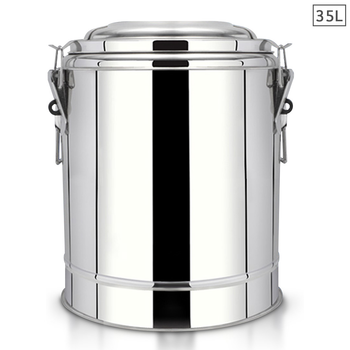 35L Stainless Steel Insulated Stock Pot Hot & Cold Beverage Container image