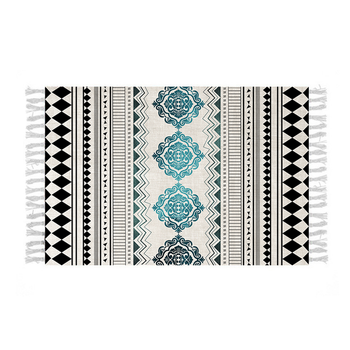 90cm Boho Bathroom Rug Vintage Kitchen Area Runner Rugs, Home Decor image