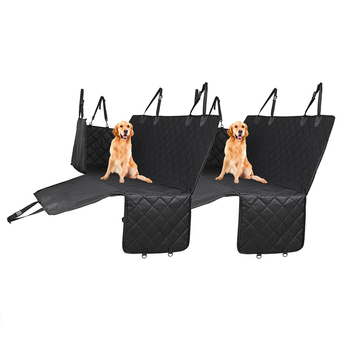 2X Luxury Car Trunk Pet Mat Boot Cargo Liner Waterproof Seat Cover Protector Hammock Non-Slip Pet Travel Essentials image