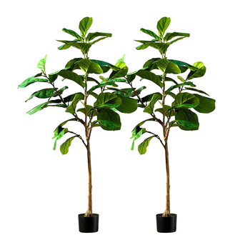 2X 155cm Green Artificial Indoor Qin Yerong Tree Fake Plant Simulation Decorative image