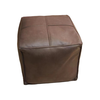 40cm Premium Leather Pillow with Soft EPP Particle Insert for Ultimate Comfort Home Decor image