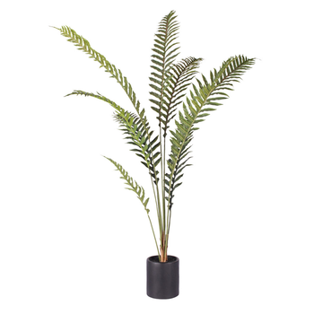 180cm Artificial Green Rogue Hares Foot Fern Tree Fake Tropical Indoor Plant Home Office Decor image