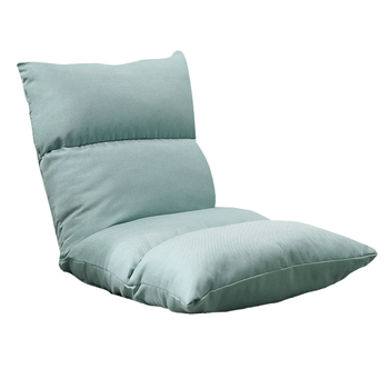 Lounge Floor Recliner Adjustable Lazy Sofa Bed Folding Game Chair Mint Green image