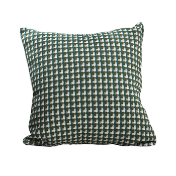 45cm Subtle Green Foliage Pillow SquareThrow pillow image