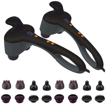 2X Portable Handheld Massager Soothing Heat Stimulate Blood Flow Foot Shoulder image