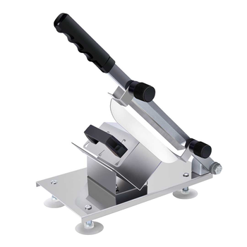 Manual Frozen Meat Slicer Handle Meat Cutting Machine 18/10 Commercial Grade Stainless Steel image