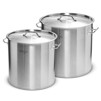 Stock Pot 12L 25L Top Grade Thick Stainless Steel Stockpot 18/10 image