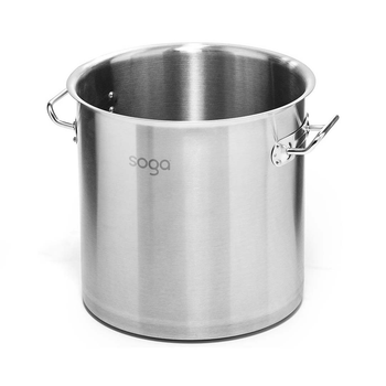Stock Pot 71L Top Grade Thick Stainless Steel Stockpot 18/10 Without Lid image