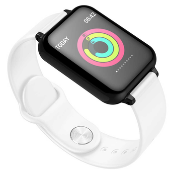 Waterproof Fitness Smart Wrist Watch Heart Rate Monitor Tracker White image