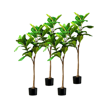 4X 120cm Green Artificial Indoor Qin Yerong Tree Fake Plant Simulation Decorative image
