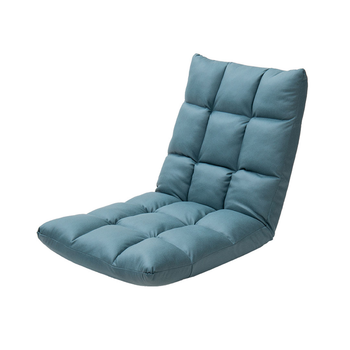Green Lounge Floor Recliner Adjustable Gaming Sofa Bed Foldable Indoor Outdoor Backrest Seat Home Office Decor image
