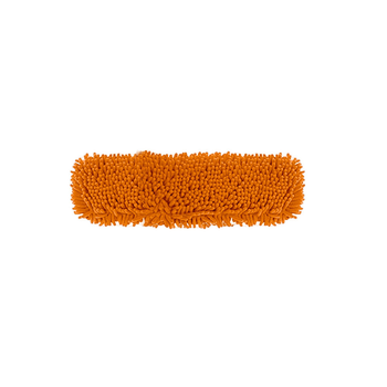 50x12 Orange Microfiber Flat Mop Floor Cleaning Pads Rotating Dust Remover image