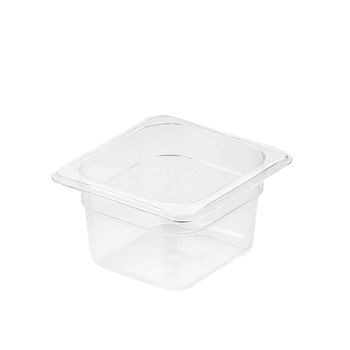 100mm Clear Gastronorm GN Pan 1/6 Food Tray Storage image