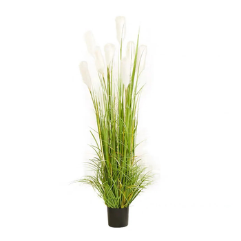 120cm Nearly Natural Plume Grass Artificial Plant image