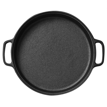 Cast Iron 35cm Frying Pan Skillet Coating Steak Sizzle Platter image