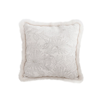 45cm Pillow Cover French Jacquard Woven France Peony Floral Made Throw Pillow image