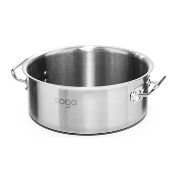 Stock Pot 9L Top Grade Thick Stainless Steel Stockpot 18/10 Without Lid image