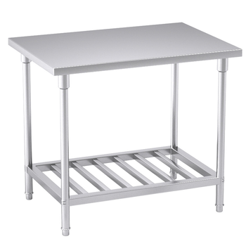 100*70*85cm Commercial Catering Kitchen Stainless Steel Prep Work Bench image