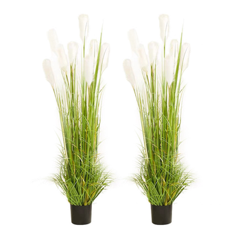 2X 150cm Wheat Plume Grass Artificial Plant, Home Decor image